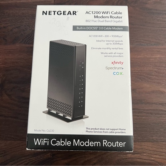 netgear Other - NETGEAR Black WiFi Cable Modem Router